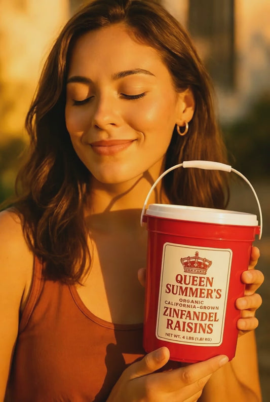 Queen Summer's Organic California Grown Zinfandel Raisins